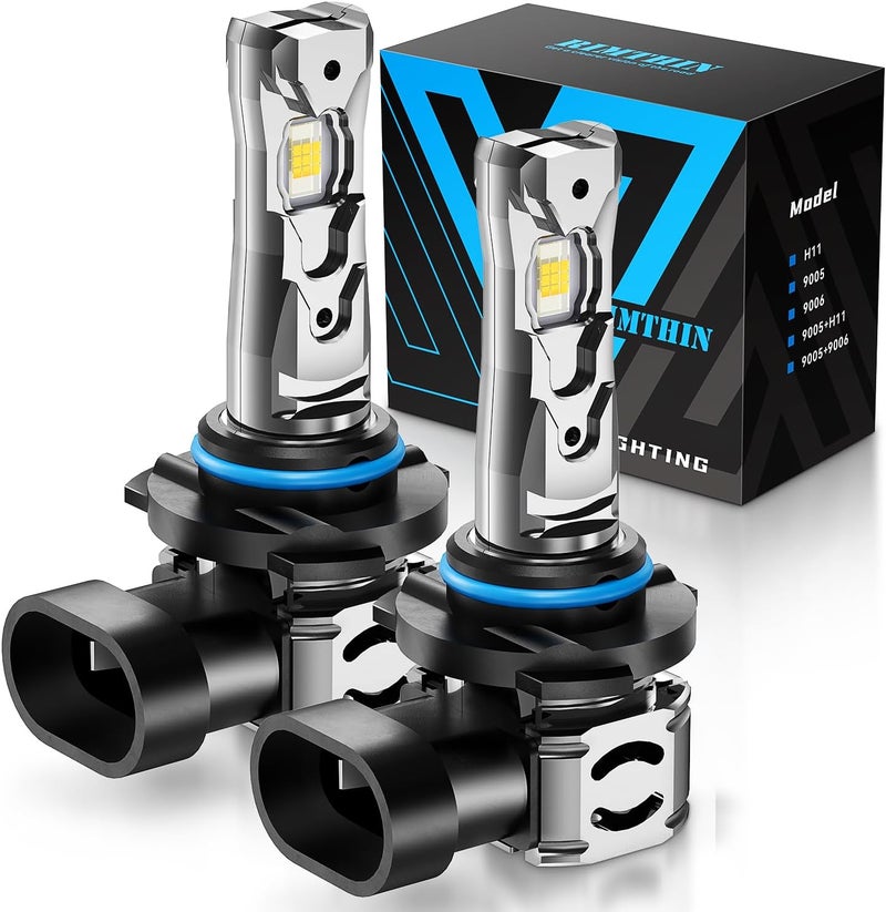 rimthin 9006 Bulbs or 9006 Fog Lights Bulb, 32,000LM 800% Super Bright with Cooling Fan, Pack of 2 - Image 1